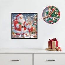 Load image into Gallery viewer, Santa Claus 30*30CM(Canvas) Partial Special Shaped Drill Diamond Painting
