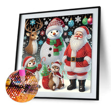 Load image into Gallery viewer, Santa Claus 30*30CM(Canvas) Partial Special Shaped Drill Diamond Painting
