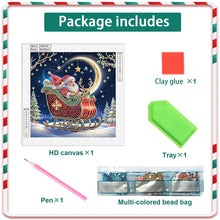 Load image into Gallery viewer, Santa Claus 30*30CM(Canvas) Partial Special Shaped Drill Diamond Painting
