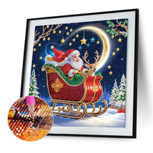 Load image into Gallery viewer, Santa Claus 30*30CM(Canvas) Partial Special Shaped Drill Diamond Painting
