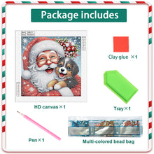 Load image into Gallery viewer, Santa Claus 30*30CM(Canvas) Partial Special Shaped Drill Diamond Painting
