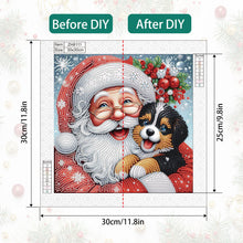 Load image into Gallery viewer, Santa Claus 30*30CM(Canvas) Partial Special Shaped Drill Diamond Painting
