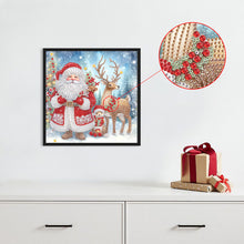 Load image into Gallery viewer, Santa Claus 30*30CM(Canvas) Partial Special Shaped Drill Diamond Painting
