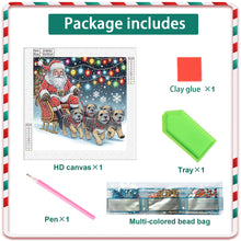 Load image into Gallery viewer, Santa Claus 30*30CM(Canvas) Partial Special Shaped Drill Diamond Painting
