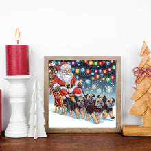 Load image into Gallery viewer, Santa Claus 30*30CM(Canvas) Partial Special Shaped Drill Diamond Painting
