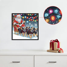 Load image into Gallery viewer, Santa Claus 30*30CM(Canvas) Partial Special Shaped Drill Diamond Painting
