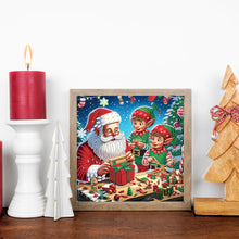 Load image into Gallery viewer, Santa Claus 30*30CM(Canvas) Partial Special Shaped Drill Diamond Painting
