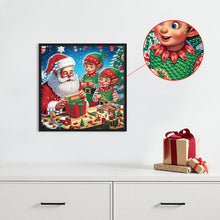 Load image into Gallery viewer, Santa Claus 30*30CM(Canvas) Partial Special Shaped Drill Diamond Painting
