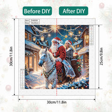 Load image into Gallery viewer, Santa Claus 30*30CM(Canvas) Partial Special Shaped Drill Diamond Painting
