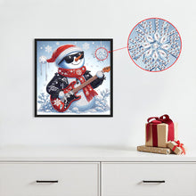 Load image into Gallery viewer, Winter Snowman 30*30CM(Canvas) Partial Special Shaped Drill Diamond Painting
