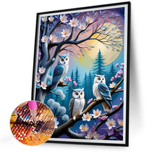 Load image into Gallery viewer, Owl On A Branch 30*40CM(Canvas) Full Round Drill Diamond Painting
