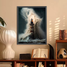 Load image into Gallery viewer, Lighthouse 30*40CM(Canvas) Full Round Drill Diamond Painting
