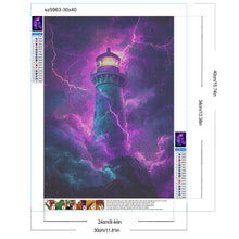 Load image into Gallery viewer, Lighthouse 30*40CM(Canvas) Full Round Drill Diamond Painting
