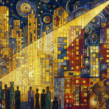 Load image into Gallery viewer, City Under Lights 40*40CM(Canvas) Full Round Drill Diamond Painting
