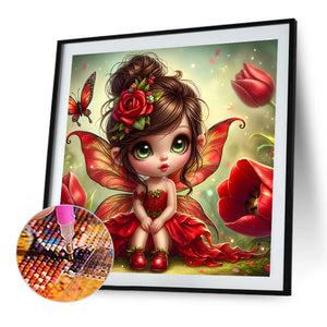 Elf Girl 30*30CM(Canvas) Full Round Drill Diamond Painting