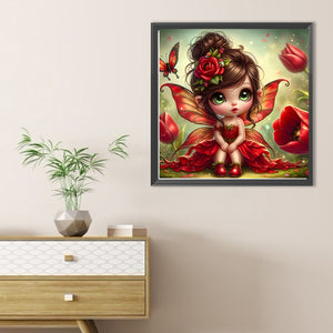 Elf Girl 30*30CM(Canvas) Full Round Drill Diamond Painting