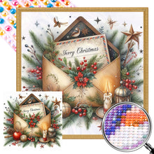 Load image into Gallery viewer, Christmas Letter 40*40CM(Picture) Full AB Round Drill Diamond Painting
