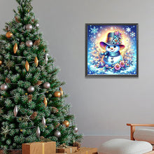 Load image into Gallery viewer, Cute Little Snowman 40*40CM(Picture) Full AB Round Drill Diamond Painting
