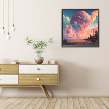 Load image into Gallery viewer, Pink Clouds 40*40CM(Picture) Full AB Round Drill Diamond Painting
