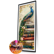 Load image into Gallery viewer, Peacock On The Book 30*90CM(Picture) Full AB Round Drill Diamond Painting
