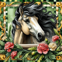 Load image into Gallery viewer, Carnation Horse 30*30CM(Canvas) Full Round Drill Diamond Painting
