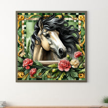 Load image into Gallery viewer, Carnation Horse 30*30CM(Canvas) Full Round Drill Diamond Painting
