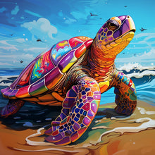 Load image into Gallery viewer, Sea Turtles 30*30CM(Canvas) Full Round Drill Diamond Painting
