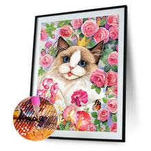 Load image into Gallery viewer, Rose Ragdoll Cat 30*40CM(Canvas) Full Round Drill Diamond Painting
