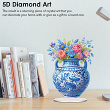 Load image into Gallery viewer, 2D Flat Porcelain Vase DIY Table Top Diamond Painting Ornament Kit for Home

