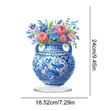 Load image into Gallery viewer, 2D Flat Porcelain Vase DIY Table Top Diamond Painting Ornament Kit for Home

