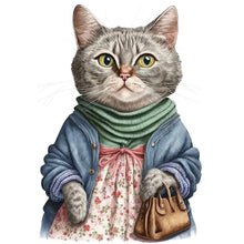 Load image into Gallery viewer, Cat Mom 40*50CM(Canvas) Full Round Drill Diamond Painting
