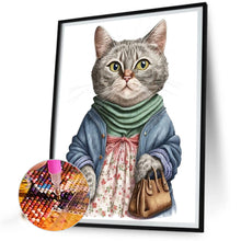 Load image into Gallery viewer, Cat Mom 40*50CM(Canvas) Full Round Drill Diamond Painting
