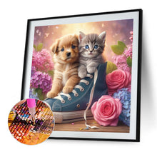 Load image into Gallery viewer, Canvas Shoes For Cats And Dogs 40*40CM(Canvas) Full Round Drill Diamond Painting
