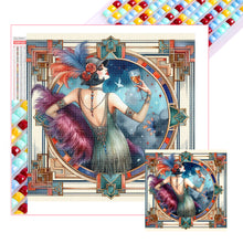 Load image into Gallery viewer, Modern Girl 40*40CM(Picture) Full Square Drill Diamond Painting
