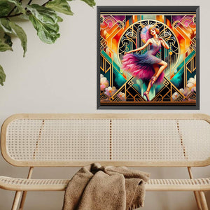 Modern Girl 40*40CM(Picture) Full Square Drill Diamond Painting