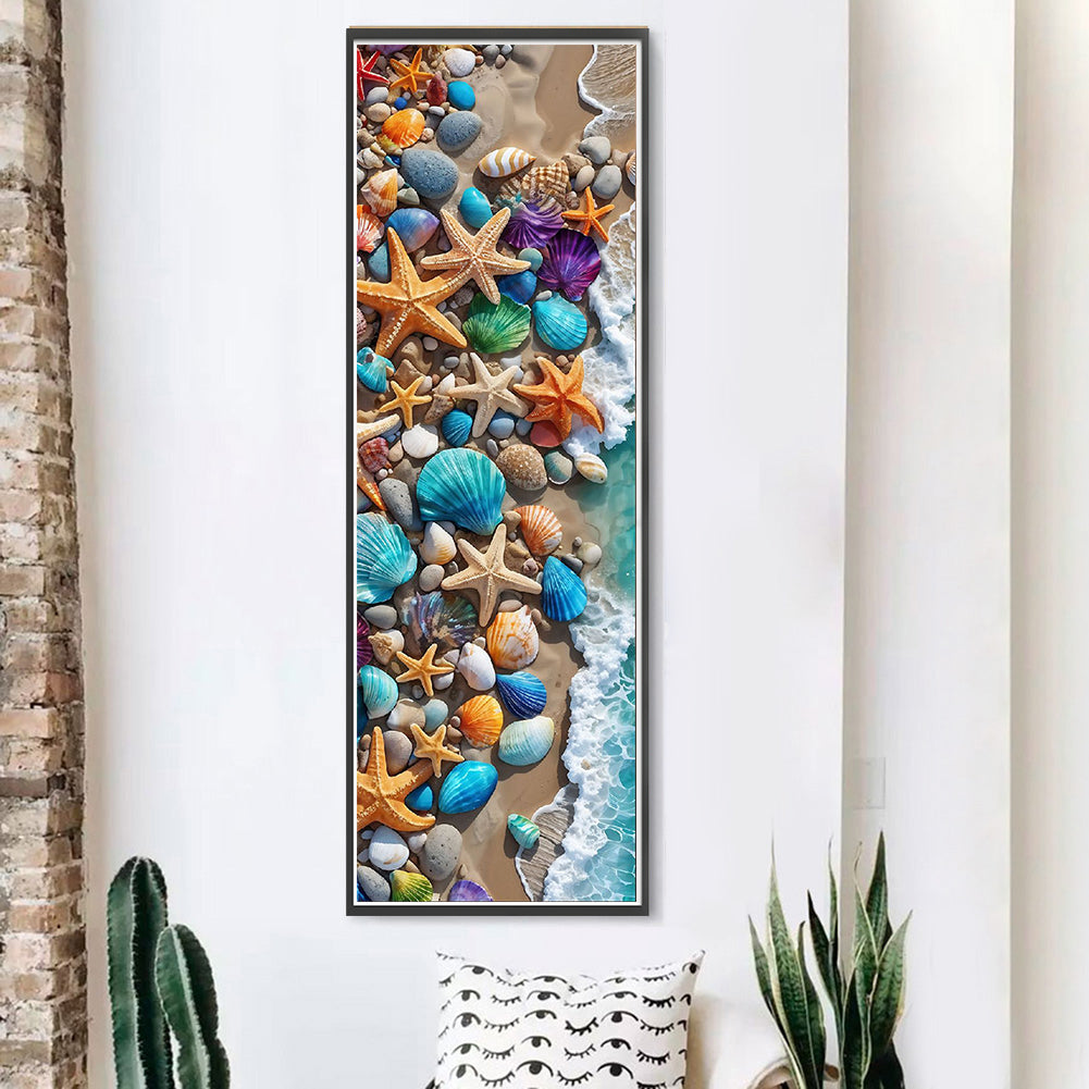 Beach Shells - Full 11CT Stamped Cross Stitch 30x90CM - Yishu