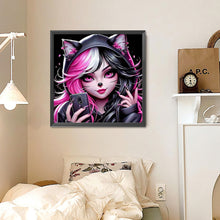 Load image into Gallery viewer, Cool Cartoon Girl 30*30CM(Canvas) Full Round Drill Diamond Painting
