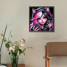 Load image into Gallery viewer, Cool Cartoon Girl 30*30CM(Canvas) Full Round Drill Diamond Painting
