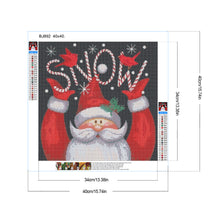 Load image into Gallery viewer, Santa Claus Snow 40*40CM(Canvas) Full Round Drill Diamond Painting
