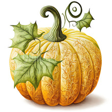 Load image into Gallery viewer, Green Leaf Pumpkin 40*40CM(Canvas) Full Round Drill Diamond Painting
