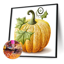 Load image into Gallery viewer, Green Leaf Pumpkin 40*40CM(Canvas) Full Round Drill Diamond Painting
