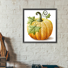 Load image into Gallery viewer, Green Leaf Pumpkin 40*40CM(Canvas) Full Round Drill Diamond Painting
