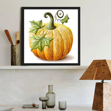 Load image into Gallery viewer, Green Leaf Pumpkin 40*40CM(Canvas) Full Round Drill Diamond Painting
