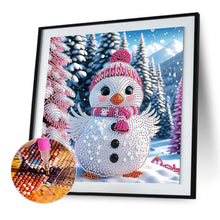 Load image into Gallery viewer, Winter Snow Scene Duck 30*30CM(Canvas) Partial Special Shaped Drill Diamond Painting
