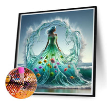 Load image into Gallery viewer, Fish Water Skirt 40*40CM(Canvas) Full Round Drill Diamond Painting
