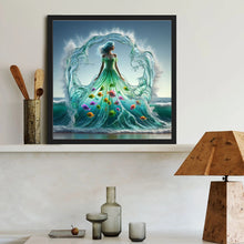 Load image into Gallery viewer, Fish Water Skirt 40*40CM(Canvas) Full Round Drill Diamond Painting
