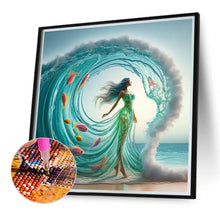 Load image into Gallery viewer, Fish Water Skirt 40*40CM(Canvas) Full Round Drill Diamond Painting
