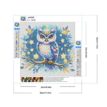 Load image into Gallery viewer, Owl 30*30CM(Canvas) Full Round Drill Diamond Painting
