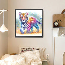 Load image into Gallery viewer, Tiger 30*30CM(Canvas) Full Round Drill Diamond Painting
