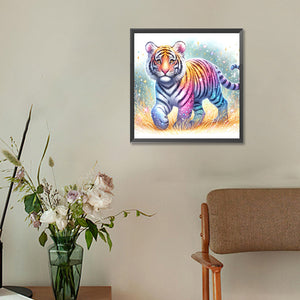 Tiger 30*30CM(Canvas) Full Round Drill Diamond Painting